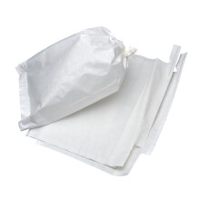 Crafting Essentials, White Waxed Paper Bags, 20X28cm, Flat Paper & Durable Paper, Easy Closure for Snacks & Merchandise, 100 Pieces
