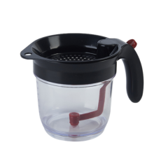 Effektiv fett- og oljeseparator, ideell for sauser, supper, baconfett, BPA-fritt materiale sikrer sikkerhet, komponenter som tåler oppvaskmaskin for