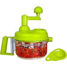 Egg Separator Manual Vegetable Cutter, Food Processor with Stainless Steel Blades for Versatile Kitchen Tasks