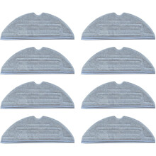 Chiffons de nettoyage en microfibre pour aspirateurs Roborock, lavables et réutilisables, faciles à utiliser pour un nettoyage rapide des sols, 8