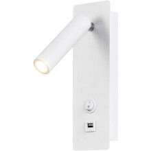 Ports de chargement USB, lumière chaude 3000K pour une expérience de lecture confortable et agréable