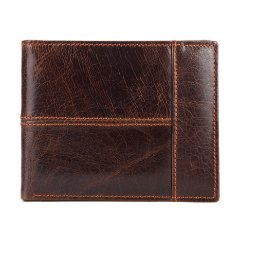 Mens Bifold Wallet Genuine Leather, Extra Large Capacity With Secure Rfid Blocking For Heavy Duty Use