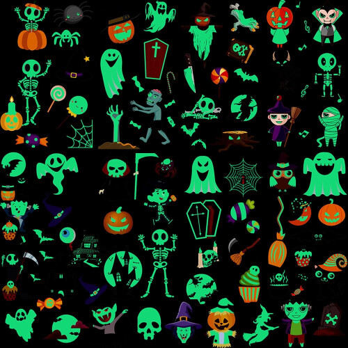 Τρομακτικά τατουάζ για το Halloween, Μοτίβα φιλικά προς τα παιδιά, Εύκολη εφαρμογή,
