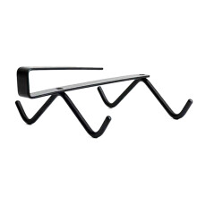 Bekerhaak Onder Kast met 4 Haken Koffiemok Rekhouder Spijker Gratis Hanger Keuken Opknoping Opbergrek