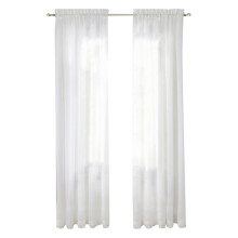 Venster Witte Doorzichtige Gordijnen 108 Inch Lang 2 Panelen Doorzichtige Witte Gordijnen Doorzichtige Gordijnen Basic Rod Pocket Paneel