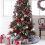 Christmas Tree Ornaments, 12 Pcs 2-1/2 Inches Whit 7