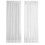Window White Sheer Curtains 84 Inches Long 2 Panels Sheer White Curtains Clear Curtains Basic Rod Pocket Panel 1