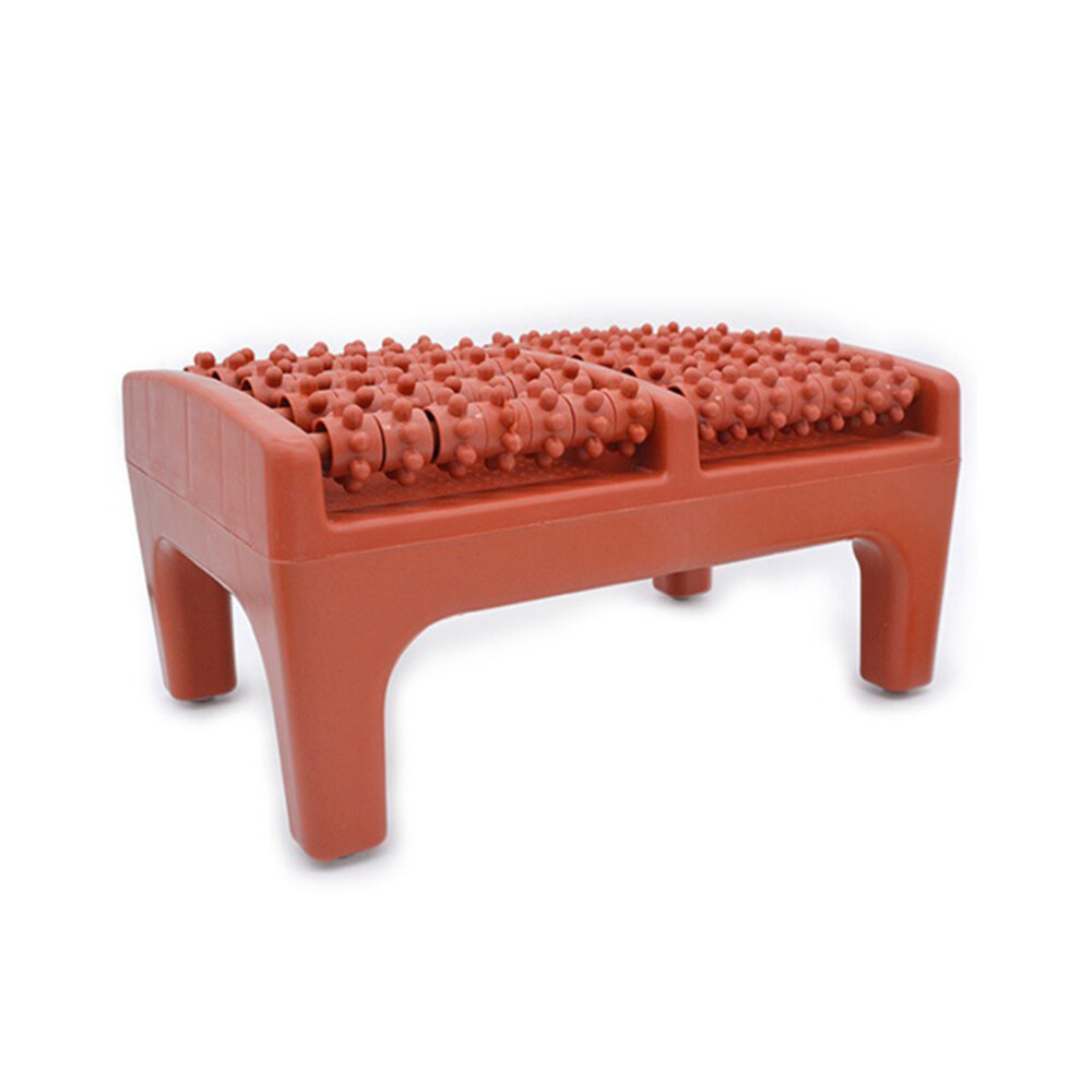 Foot Massager Foot Acupuncture Point Massage Cushion Plastic Wooden Roller Foot Massager a Foot Stool