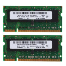 2 PeçAs Ddr2 4 Gb PortáTil Ram 800 Mhz Pc2 6400 Sodimm 2Rx8 200 Pinos para MemóRia PortáTil