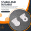 Roller Blind Fittings Kit, Roller Blinds Brackets with Beaded Chain, Curtain Roller Accessories for Windows Replacement 5