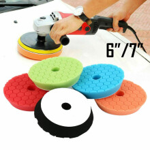 Professional Buffing Pads, Polishing Pads Kit for All Surfaces Including Cars, Vans, Glass, Stone, Ceramics, Coarse Polishing Pads for Tough Oxidized