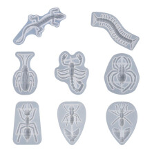 Insect Fondant Moulds, Bug Cake Decoration Silicone Moulds Gecko/Duizendpoot/Spider/Schorpioen/Ant/Insect Epoxy Moulds