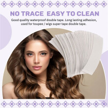 36Pcs/Lot Ultra Hold Wig Double Sided Tape Strong Adhesive Hair System Extension Strips Waterproof for Toupees/Lace Wig