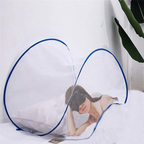Portable Mosquito  Net Foldable - Travel Mosquito Net for Bed Free Installation-Medium Size 1