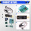 CH341A BIOS Programador USB SOP8 DIP8 1.8V Conversion Socket Juego de Clips de Prueba de 8 Pines para  o Placa Base 3