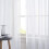 Window White Sheer Curtains 84 Inches Long 2 Panels Sheer White Curtains Clear Curtains Basic Rod Pocket Panel 7