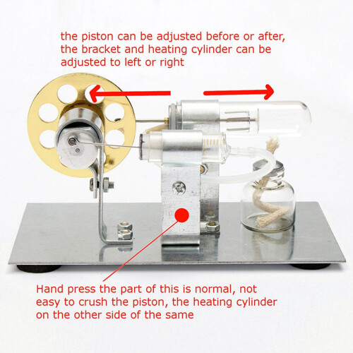 Stirling Engine Model Science Experiment Physics Experiment Generator Model Science and Education 2
