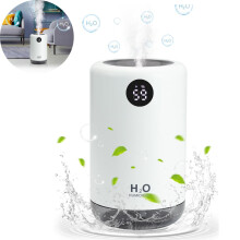 Mini humidificateur sans fil pour espaces personnels, silencieux, brume fraîche, alimentation USB, apaise la peau et les yeux secs, pénètre en