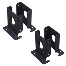 4 Pezzi di Staffe di Base per Pali per Pergola Regolabili per Recinzione nel legno, Staffe di Base per Ancoraggio per Pali Resistenti per Cassetta