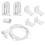 Replacement Roller Blind No Drilling17 mm Roller Blind Holder Window Double Roller Blind Clamp Holder Chain Hoist 1