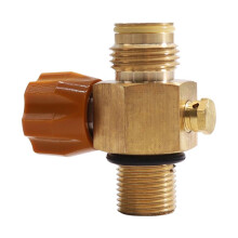 CO2 Tank Adapter,G1/2 14 M18X1.5 Refill CO2 Valve Adapter Thread Converter CO2 Tank Adapter Converter CO2 Refill Adapter