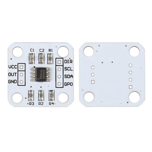 5Pcs AS5600 Magnetic Encoder Magnetic Induction Angle Measurement Sensor Module 12Bit High Precision 1