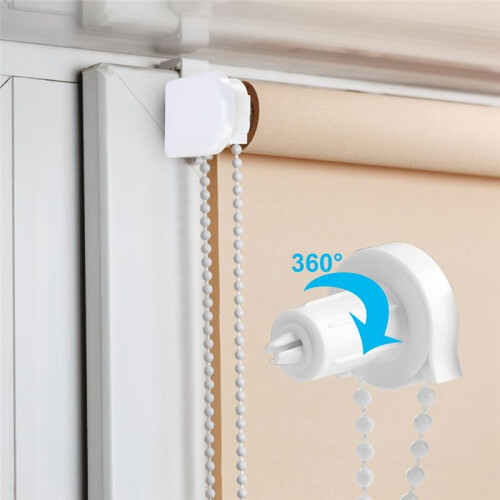 Replacement Roller Blind No Drilling17 mm Roller Blind Holder Window Double Roller Blind Clamp Holder Chain Hoist 1