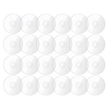 Clear CDs for Painting Blank CDs for Decoration DIY Aesthetic Wall Cd Room Decor Transparent Wall CDs Crafts (50 Pcs)