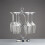 Iron Countertop Wine Glass Holder with Scrollwork Design, Freestanding Tabletop Stemware Storage Rack with 6 Hooks 5