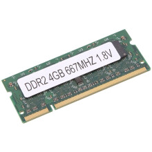 MéMoire Ram pour Ordinateur Portable DDR2 4 Go 667 Mhz PC2 5300 SODIMM 1,8 V 200 Broches pour MéMoire pour Ordinateur Portable