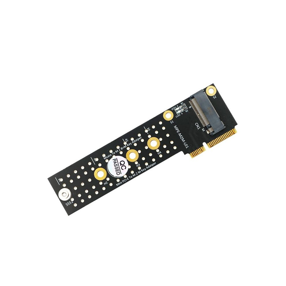 Photos - Cable (video, audio, USB) M.2 NVME SSD to PCIe Converter Card PCI-E to M.2 M-Key Adapter Msata to M.2 B+M Key Adapter(NGFF)