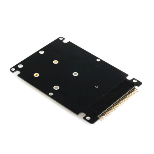 MSATA para 2,5 Polegadas 44PIN IDE HDD SSD Adaptador MSATA para PATA Converter Card Adapter com Caixa 2