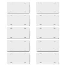 10Pcs Sublimation License Plate Blank Heat Thermal Transfer Sheet Car License Plate Tag for Car Decoration Custom,12X6In