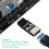 USB 2.0 9Pin to TYPE-E Adapter USB 2.0 9Pin Front Panel Header to Type-E Internal Adapter with 5V Power LED 7