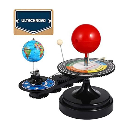 Solar System Model Kit- Earth Moon Revolves Around the Sun - Scientific Experiment Kit Teaching Model for Teens Students 2