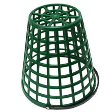 Basket Container with Handle Rack for Stadium Outdoor Sports Green