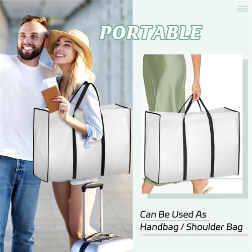 Bolsa PortáTil para Roupas de Vestido de Casamento de 70 Polegadas com Sacola de Noiva Bolsas de Vestido ReforçAdas de 8 Polegadas para Vestidos 2