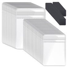 200 Stuks Anti-Aanslagstrips met Plastic Sieradenzakjessets, 100 Opbergzakjes en 100 Anti-Aanslagstrips (2 Maten)