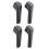 RV Gutter Spouts, RV Rain Gutter Downspout with Extensions, Rain Gutter Dwonspout Diverter 2 Right&2 Left Gutters Black 1