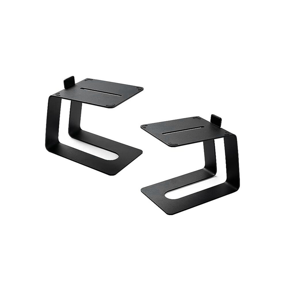 Space Saving Speaker Stand Space Saving Professional Desktop Audio Bracket Monitoring Bookshelf Speakers Stand 2Pcs
