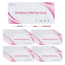 100 Stuks LH Privé Ovulatieteststrip Zwangerschapstestpapier Urineteststrip Voorspeller Vruchtbaarheid Ovulatieteststrip