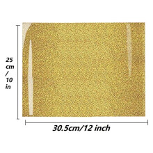 Glitter Vinyl Warmteoverdracht 3D, Metallic Warmteoverdracht Vinylplaten Opstrijkbaar, Glitter Warmteoverdracht HTV Vinyl