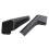 RV Gutter Spouts, RV Rain Gutter Downspout with Extensions, Rain Gutter Dwonspout Diverter 2 Right&2 Left Gutters Black 6