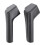 RV Gutter Spouts, RV Rain Gutter Downspout with Extensions, Rain Gutter Dwonspout Diverter 2 Right&2 Left Gutters Black 2