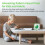 60-Minute Visual Timer with Night Light, Countdown Timer,Pomodoro Timer with Rainbow Pattern for Kids and Adults Green 5