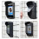 Waterproof Case Rain Protector Outdoor Rainproof Cover Protection Access Control Keypad Doorbell Card Reader Sun Shell 5