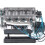 V8 Engine Model Kit Internal Combustion Model V8 Motor Simulation Eight Cylinder Engine Can Be Activated DIY Toy 3