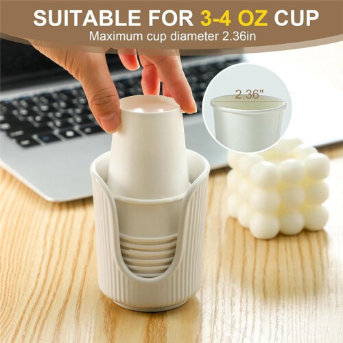 2pcs Paper Cup Holder, Disposable Cup Holder, Desktop Cup Holder, Multifunctional Cup Storage Rack 2