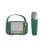 Speaker with Microphone Speaker Support TF Card U Disk AUX 3D Sound Diffusion Type Alarm Clock Speaker A 1