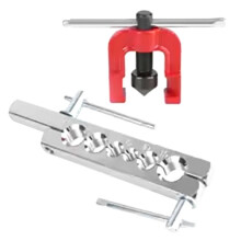 Copper Pipe Flaring Tool Copper Tube Expander CT-2010 Refrigeration Water Gas Brake with Plate Rod Reamer Flaring Tool